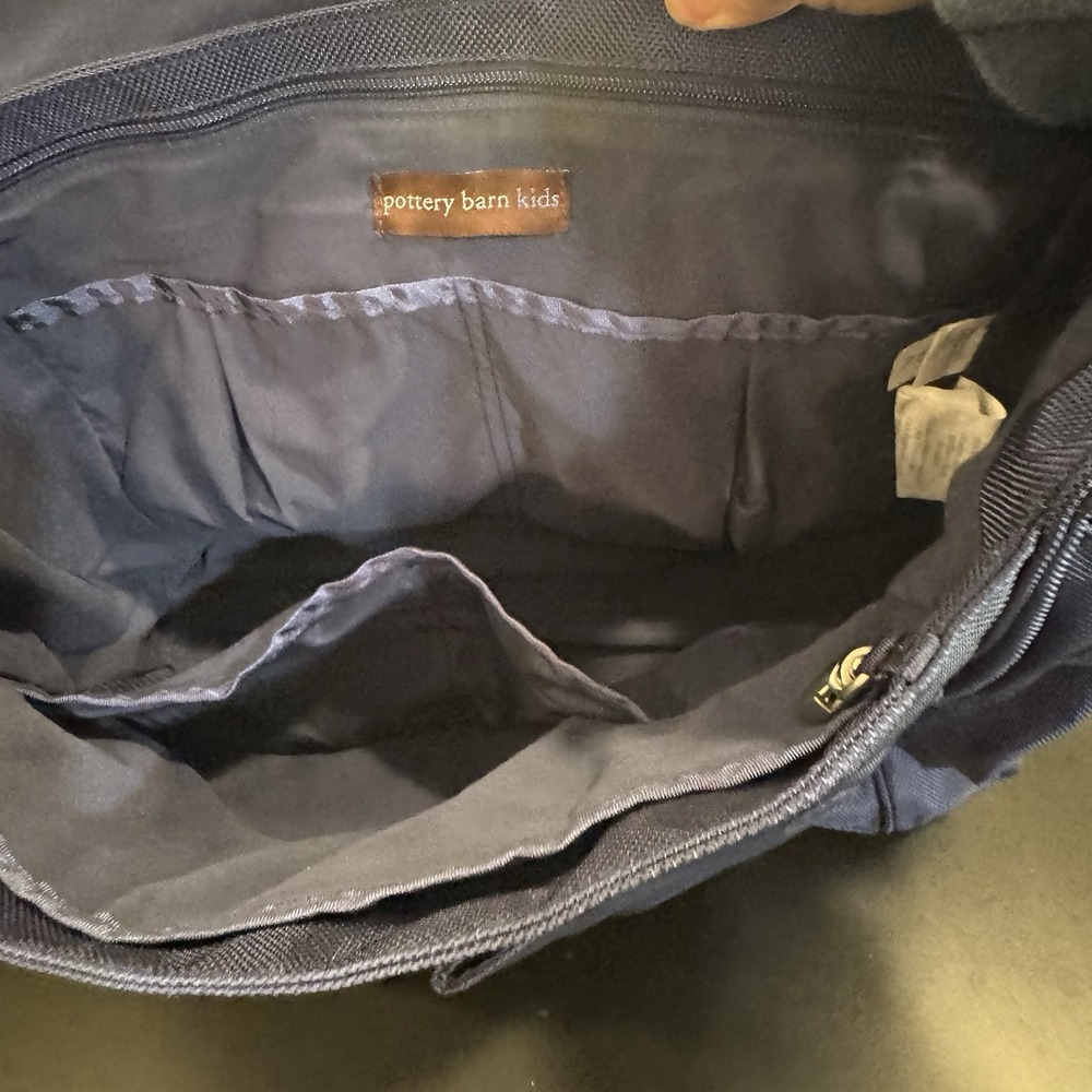 Pottery Barn Kids Navy The Ultimate Diaper Bag 'PARKER'‎ New With Tags - Picture 7 of 13